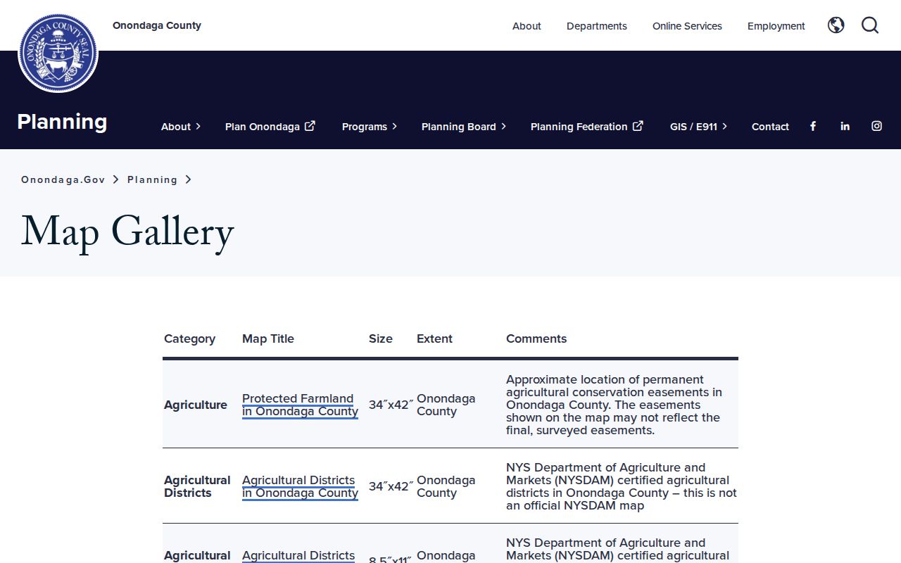 Onondaga County ZIP code directory Planning map gallery